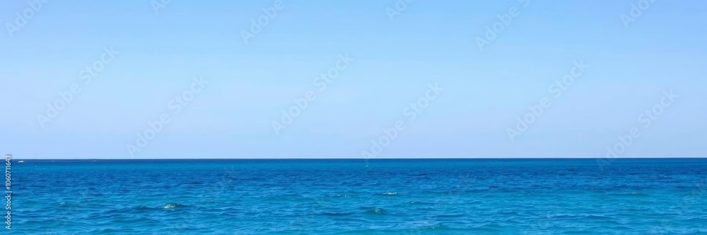 A serene ocean background with clear blue waters, a peaceful horizon, and gentle waves, vacation, tranquil A serene ocean background with clear blue waters, a peaceful horizon, and gentle waves, vacation, tranquil