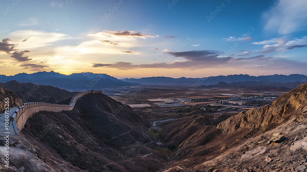 Naklejka premium mountain landscape
