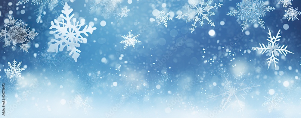 winter background with snowflakes winter background with snowflakes