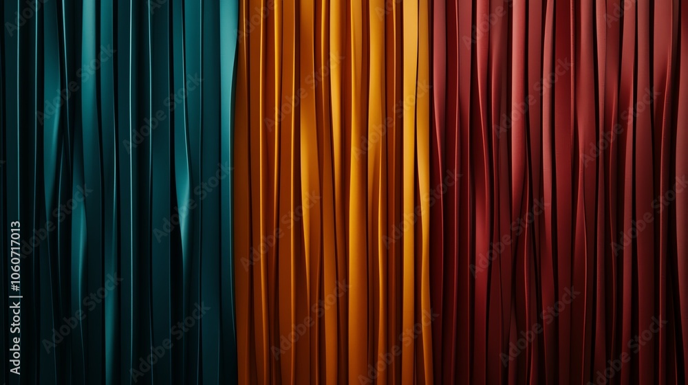 Abstract texture with vertical lines in teal, orange, and red tones, artistic background. Abstract texture with vertical lines in teal, orange, and red tones, artistic background.