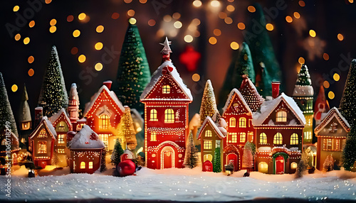 vibrant little christmas villages bring festive cheer holiday season celebrations home special cards