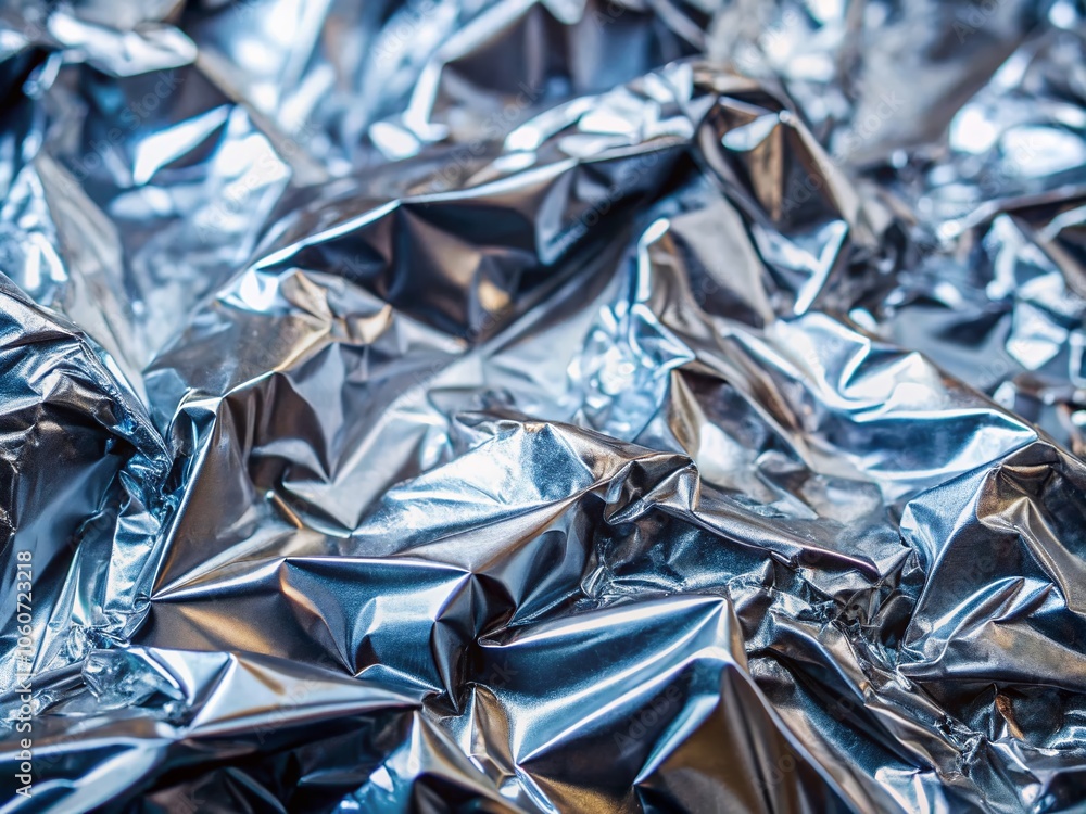 Sleek Silver Aluminum Foil Texture - Metallic Background for Photography, Design, and Art Projects | High-Quality Reflective Surface for Modern Aesthetic Sleek Silver Aluminum Foil Texture - Metallic Background for Photography, Design, and Art Projects | High-Quality Reflective Surface for Modern Aesthetic