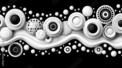 Vivid Spiral Symphony An Abstract Exploration