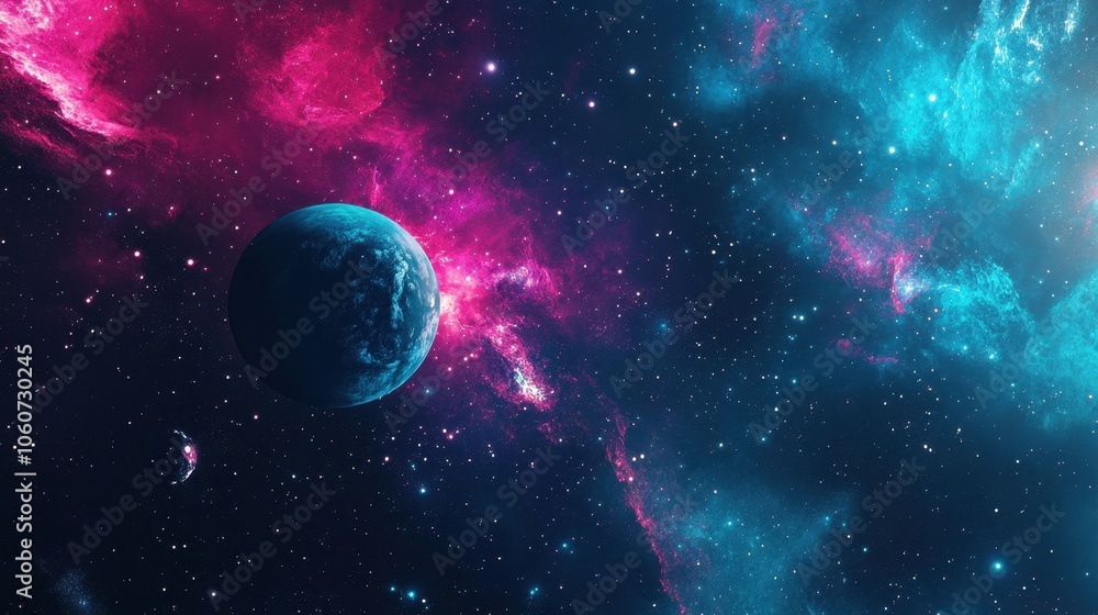 Captivating Cosmic Chaos: An Otherworldly Celestial Landscape Captivating Cosmic Chaos: An Otherworldly Celestial Landscape