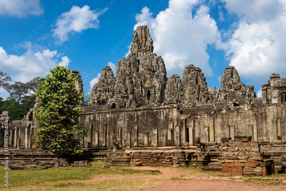 Bayon temple in Angkor Thom, Siem Reap, Cambodia. Bayon temple in Angkor Thom, Siem Reap, Cambodia.