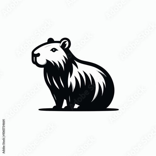 capybara logo illustration