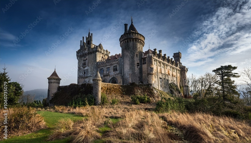 Fototapeta premium old abandoned castle