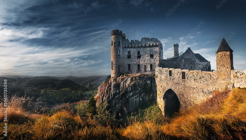 Fototapeta premium old abandoned castle