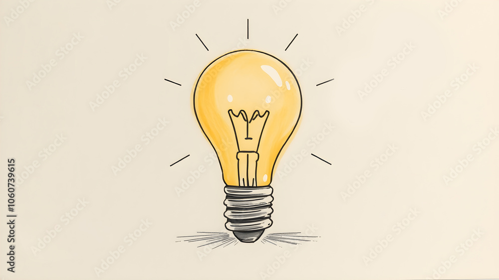 Light bulb with dollar sign on a neutral background, minimalist concept. Light bulb with dollar sign on a neutral background, minimalist concept.