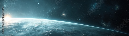 Wallpaper Mural Majestic View of Planet Earth from Outer Space Torontodigital.ca