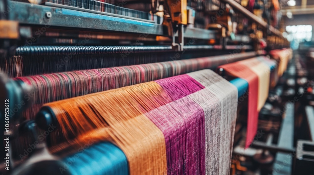 Vibrant Textile Weaving: Threads of Artistry and Color Vibrant Textile Weaving: Threads of Artistry and Color