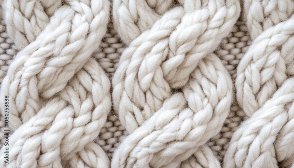 Cozy knitted wool texture featuring soft beige and gray patterns for warmth Cozy knitted wool texture featuring soft beige and gray patterns for warmth
