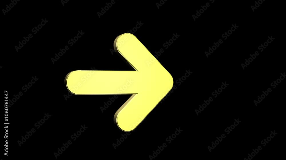 3d golden arrow icon animation 3d golden arrow icon animation