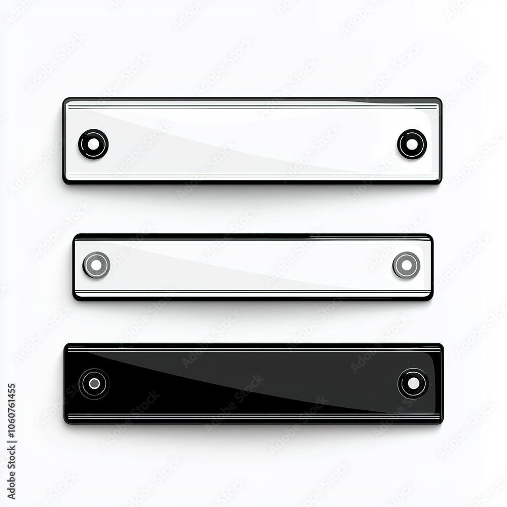 border UI elements isolated on white background border UI elements isolated on white background