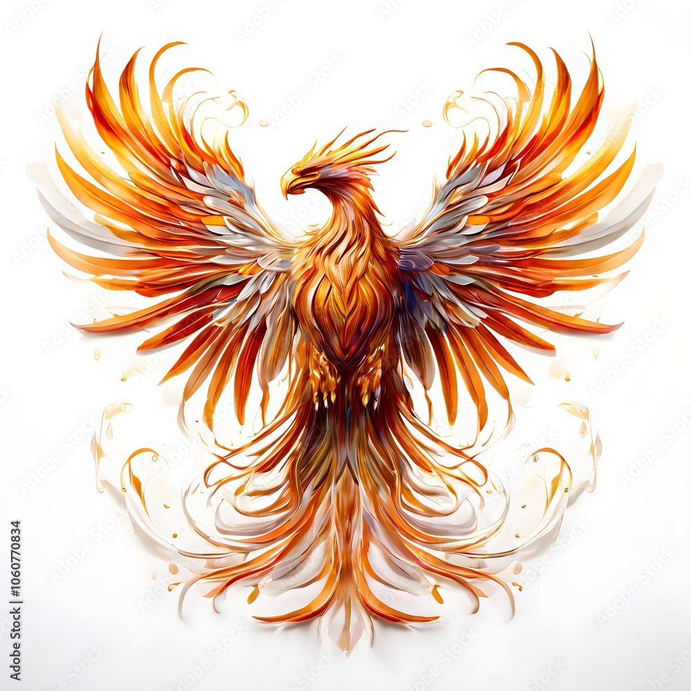 Obraz premium concept painting design object on white background