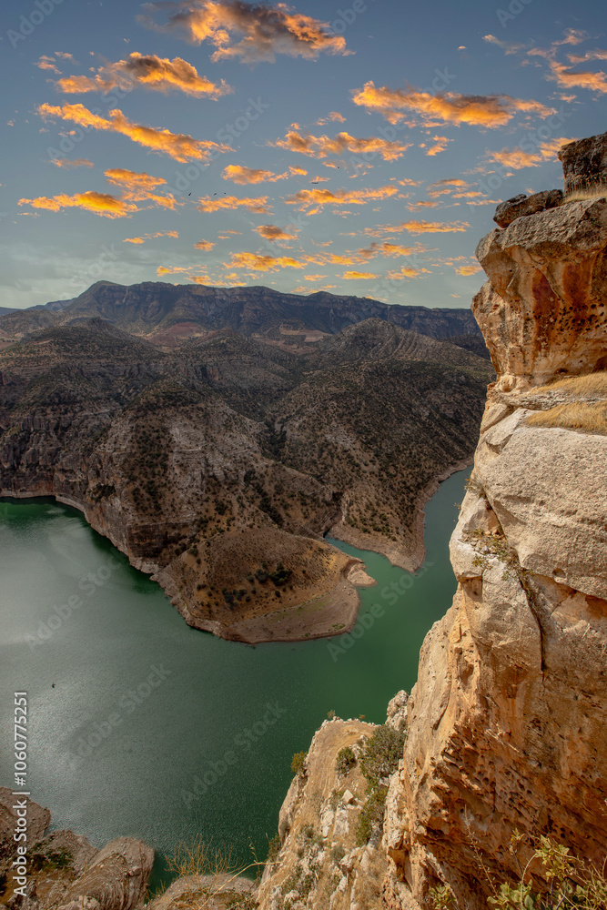 Türkiye, Siirt province; Perforated stone, Botan valley.