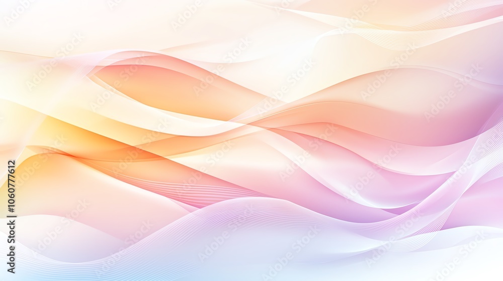 Elegant abstract wave background in soft pastel colors, perfect for modern designs and creative projects. Inspire calm and beauty. Elegant abstract wave background in soft pastel colors, perfect for modern designs and creative projects. Inspire calm and beauty.