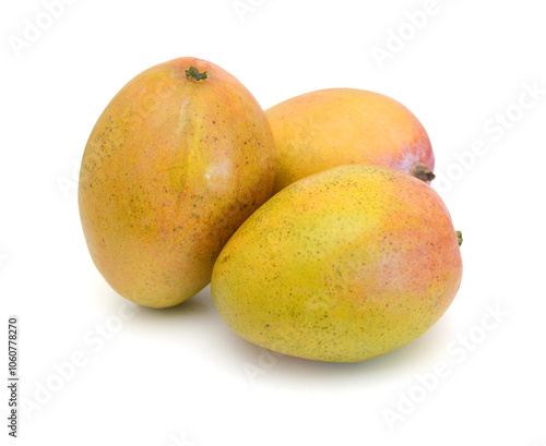 Mango fruits isolated on white background