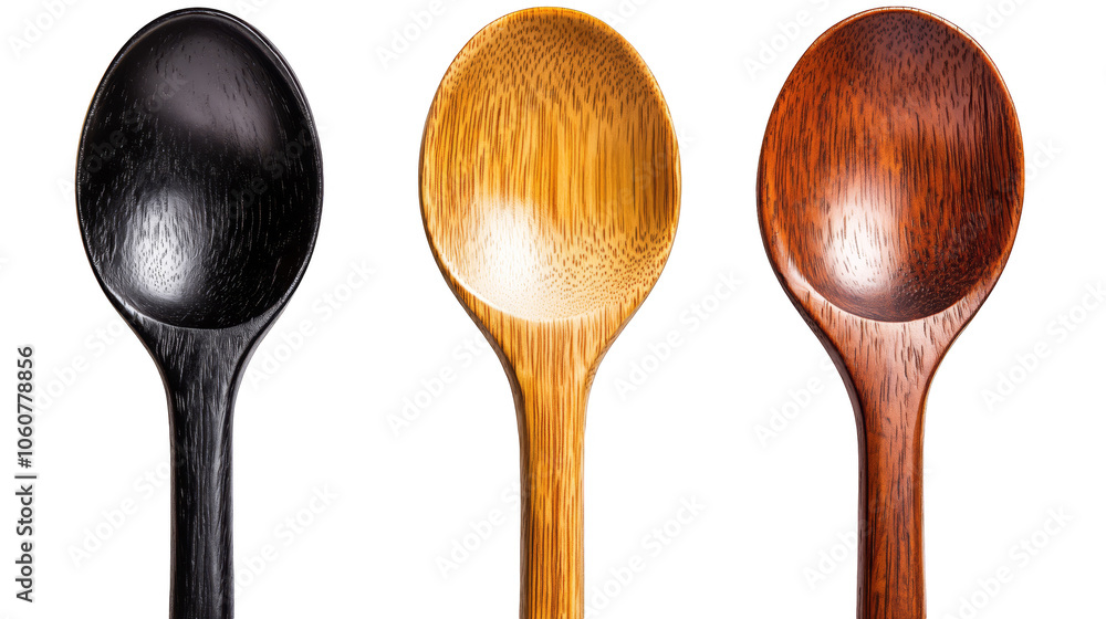 Assorted Spoons in Wood, Metal, and Plastic Assorted Spoons in Wood, Metal, and Plastic