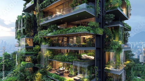 Green living, modern architecture