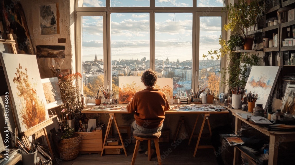 Inspiring Creative Home Office for Artists and Designers