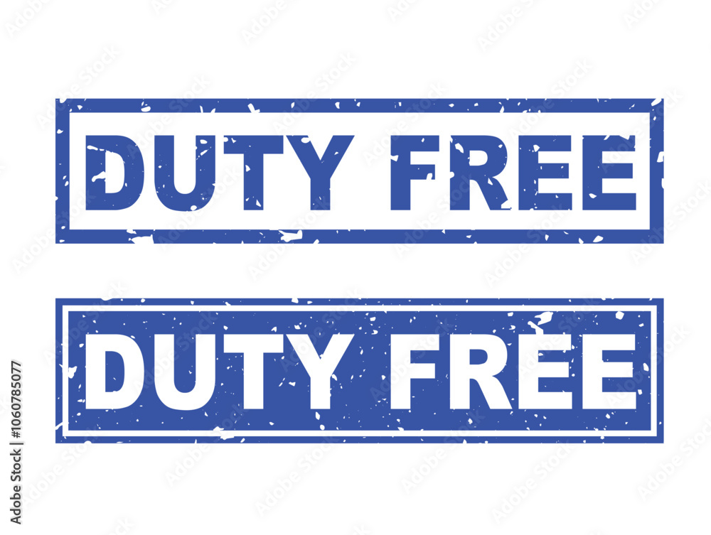 duty free stamp. duty free round sign. label on transparent background duty free stamp. duty free round sign. label on transparent background