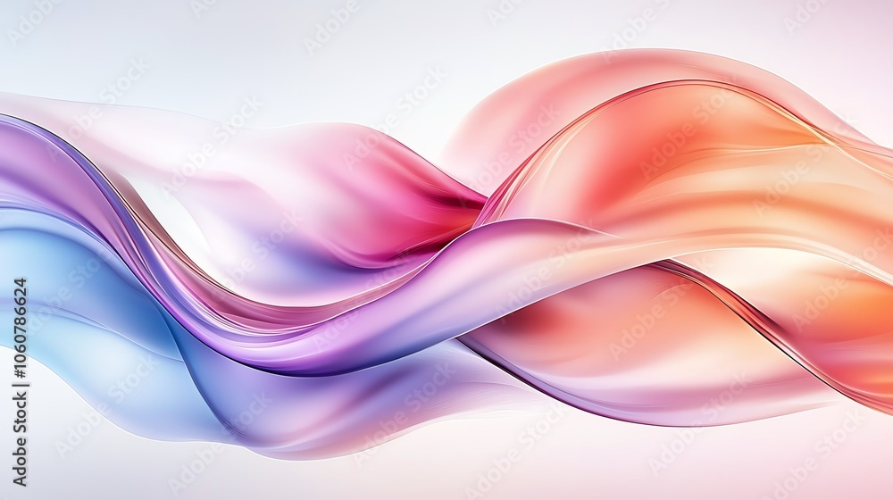 A beautiful abstract wave design featuring soft colors, creating a serene and dynamic visual effect for modern backgrounds. A beautiful abstract wave design featuring soft colors, creating a serene and dynamic visual effect for modern backgrounds.