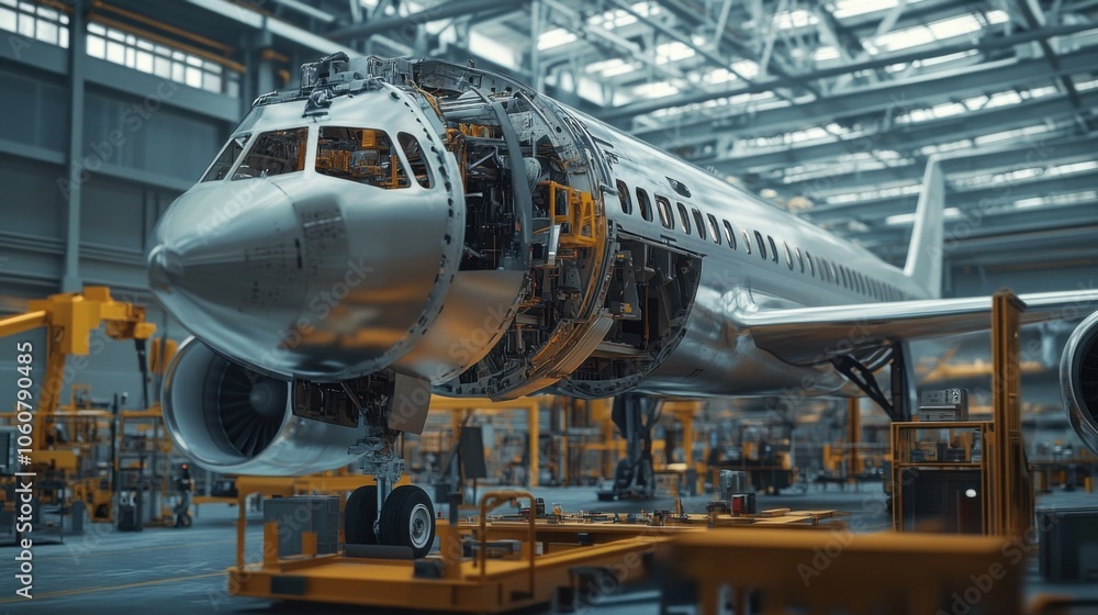 Robotics assembling parts of an aircraft fuselage Robotics assembling parts of an aircraft fuselage