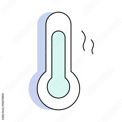 Thermometer Representing Insulation and Temperature Control. Warmth and Energy Efficiency