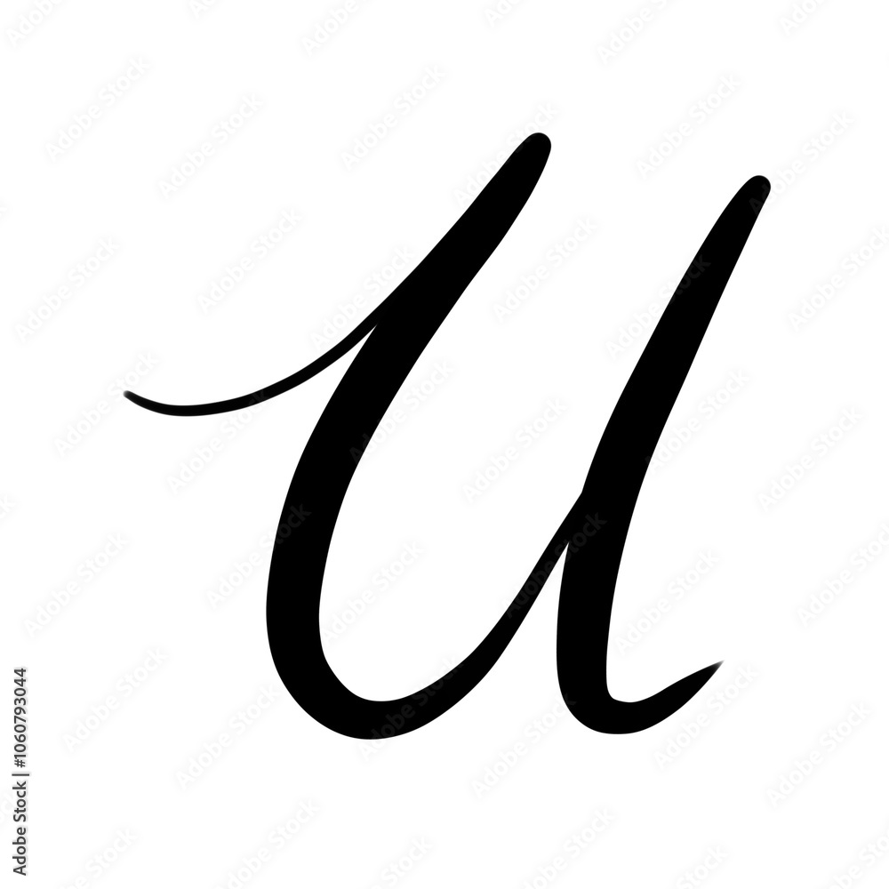 calligraphy U calligraphy U