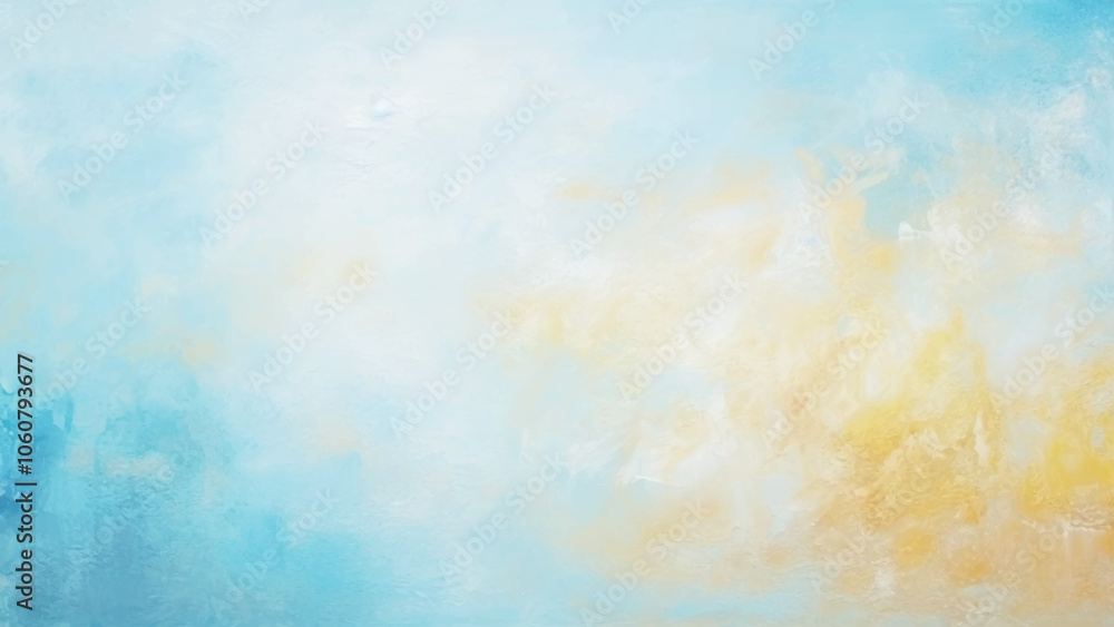 Serene Landscape Painting of Blue and White Clouds in the Sky, abstract sky blurred background, summer nature aerial sky view Serene Landscape Painting of Blue and White Clouds in the Sky, abstract sky blurred background, summer nature aerial sky view