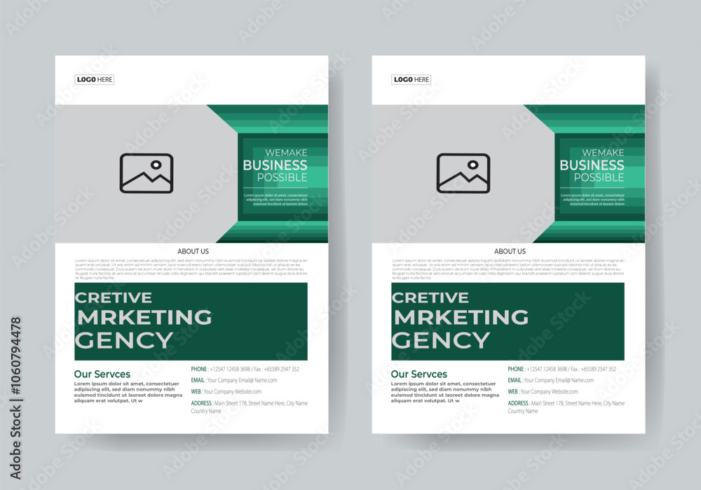 mrketing flyer template one color design mrketing flyer template one color design