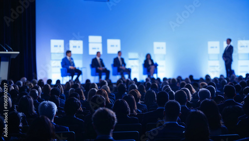 Wallpaper Mural Insightful talkshow with a group of panelists at professional event. Torontodigital.ca