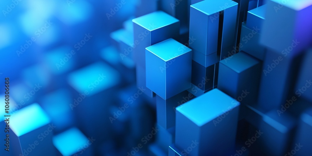 Abstract Blue Geometric Shapes Background Abstract Blue Geometric Shapes Background