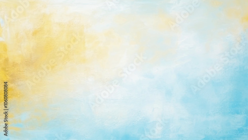 Old watercolor paper background, Cool Hues Abstract Painting Canvas Texture, Abstract painting texture.