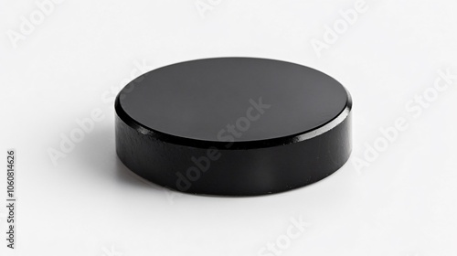 Black Round Wooden Platform for Product Display Mockup Photography Presentation