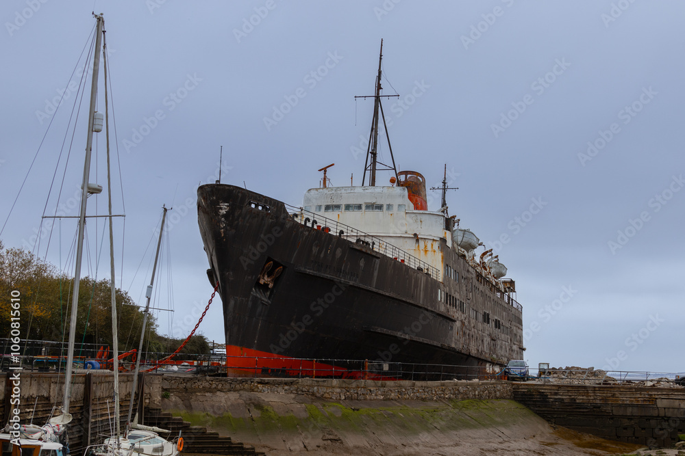 TSS Duke of Lancaster an old car and passenger ferry TSS Duke of Lancaster an old car and passenger ferry
