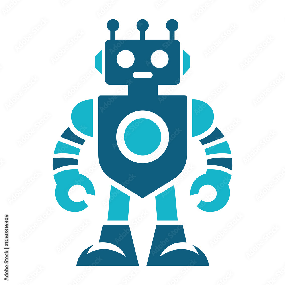 Robot Vector Design for Digital Art & Graphics Robot Vector Design for Digital Art & Graphics