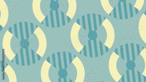 seamless pattern with flowers and leaves