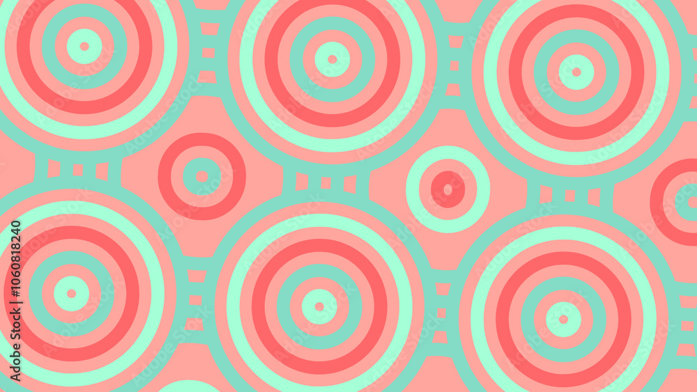 seamless pattern with circles seamless pattern with circles