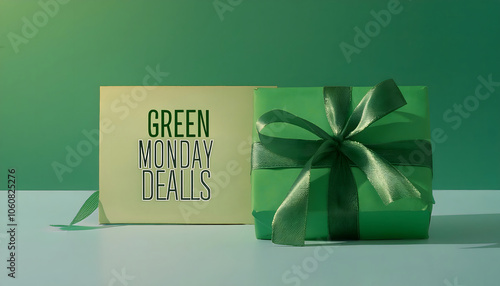Eco-friendly gift wrapping with a sustainable holiday-themed 
