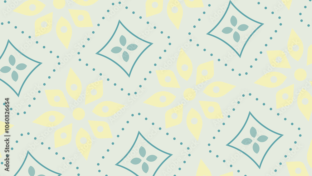 Obraz premium seamless pattern with shapes