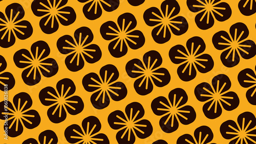 seamless pattern with flowers