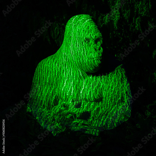 Laser light Gorills