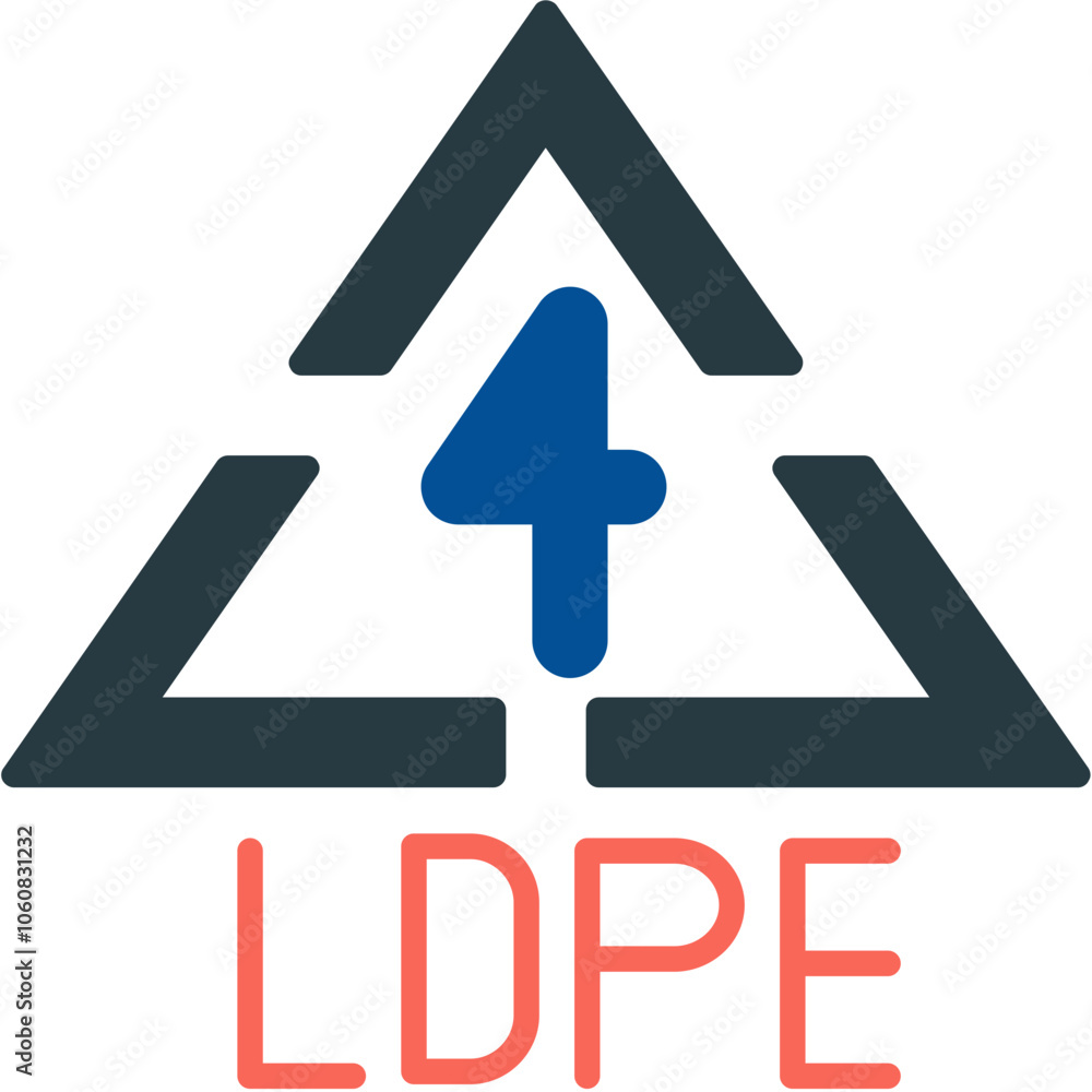 Low Density Polyethylene Icon Low Density Polyethylene Icon