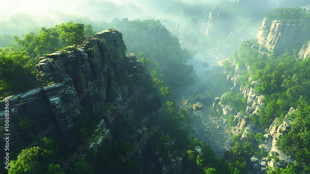 Bird’s-eye view of a lush forest following the edge of a towering mountain, steep cliffs and textured rock formations, sunlight filtering through, dramatic elevation changes, Bird’s-eye view of a lush forest following the edge of a towering mountain, steep cliffs and textured rock formations, sunlight filtering through, dramatic elevation changes,