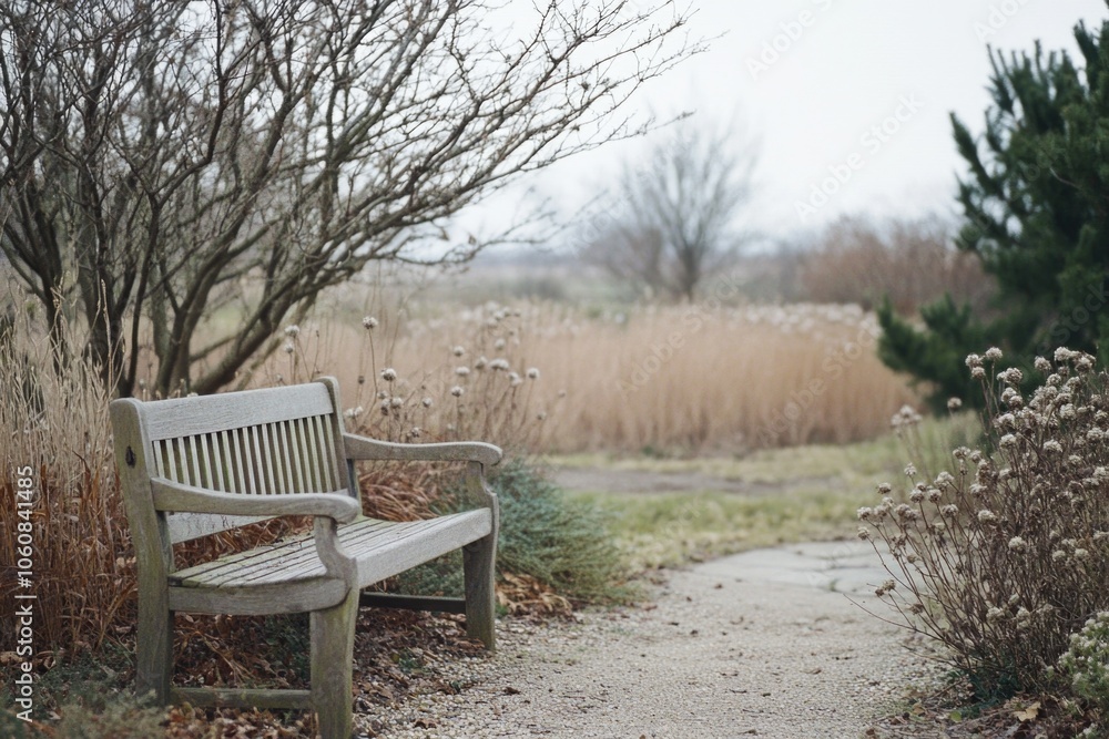 A rustic wooden bench situated atop a dirt road, perfect for a country getaway or rural setting A rustic wooden bench situated atop a dirt road, perfect for a country getaway or rural setting
