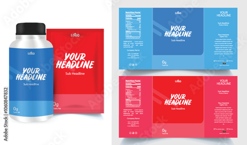  label design, soft drink bottle label design. Soda can vector. Energy drink label design. Orange flavor fruit juice label template design