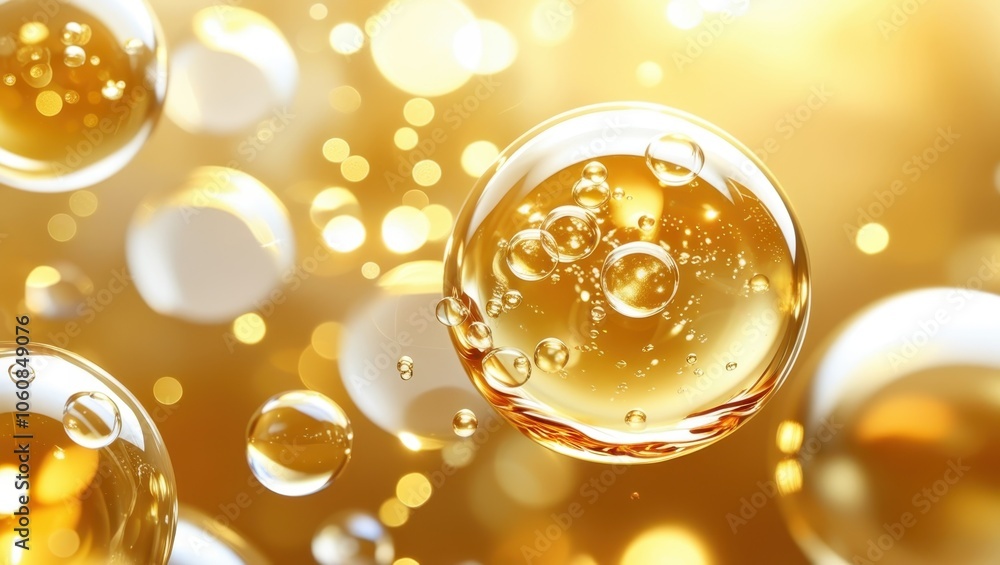Bubbles, golden liquid, champagne, macro photography, shimmering, effervescent, high-contrast, luxurious, sparkling, reflective surfaces, warm tones, close-up, celebratory, elegant, glossy, transparen Bubbles, golden liquid, champagne, macro photography, shimmering, effervescent, high-contrast, luxurious, sparkling, reflective surfaces, warm tones, close-up, celebratory, elegant, glossy, transparen
