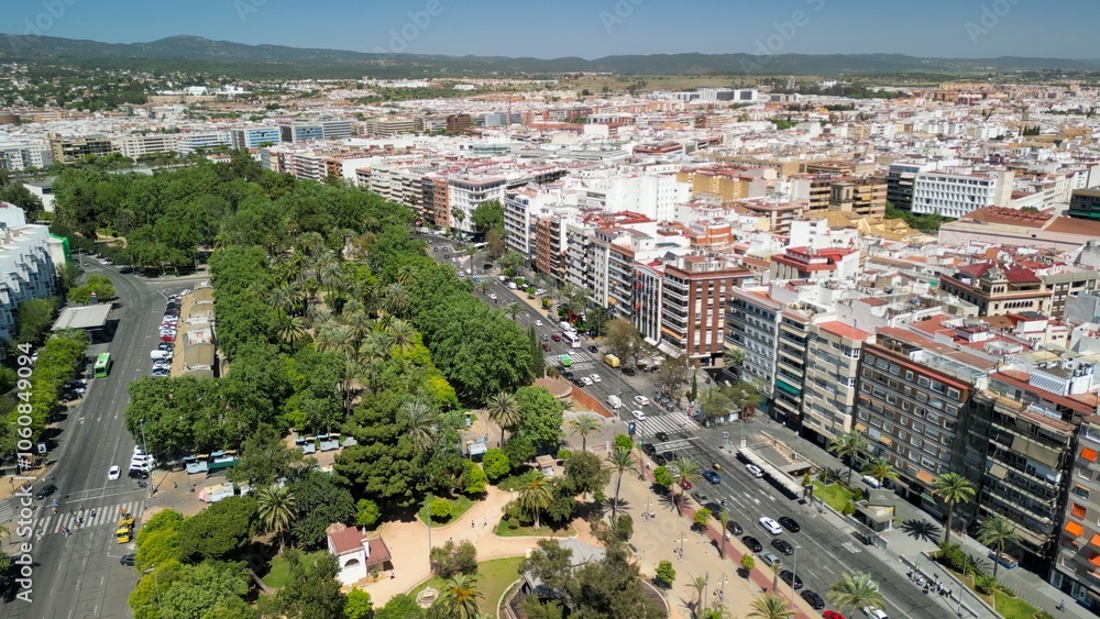 Fototapeta premium Aerial view of Cordoba, Andalusia. Southern Spain